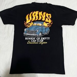 Vans Black Graphic Tee With Foam Design/Pre-Owned Size:M